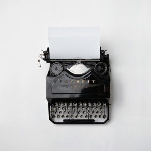 vintage typewriter