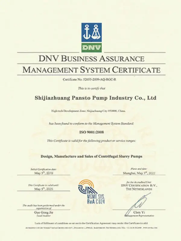 Certificate-DNV